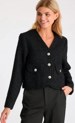 Best Jakke - Manua Boucle - Black Jakker & Frakker|Alt Overtøj