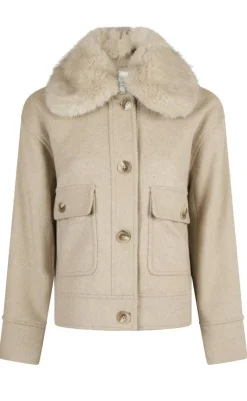 Online Jakke - Pitti Wool - Sand Jakker & Frakker|Alt Overtøj