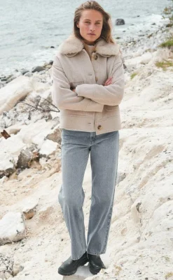 Online Jakke - Pitti Wool - Sand Jakker & Frakker|Alt Overtøj