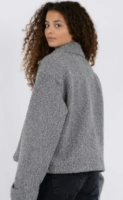 Discount Jakke - Sandra - Grey Melange Jakker & Frakker|Alt Overtøj