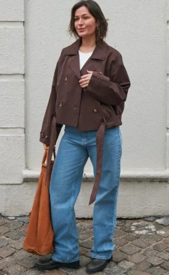 Online Jakke - Sia F - Chocolate Brown Jakker & Frakker|Alt Overtøj