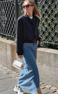 Outlet Jakke - Vaccaro Solid Bomber - Black Jakker & Frakker|Alt Overtøj