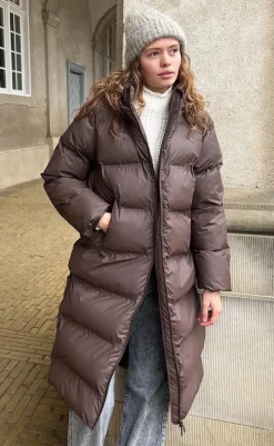 Sale Jakke - Viviana Puffer - Mocca Jakker & Frakker|Alt Overtøj