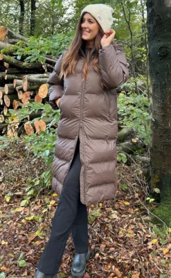Sale Jakke - Viviana Puffer - Mocca Jakker & Frakker|Alt Overtøj
