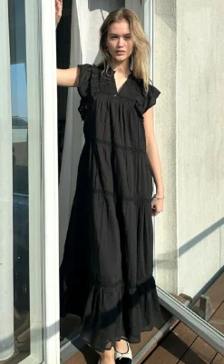 Best Kjole - Ankita S Voile - Black Kjoler