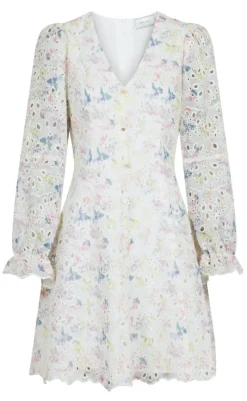 Hot Kjole - Cabana Embroidery - Creme Kjoler