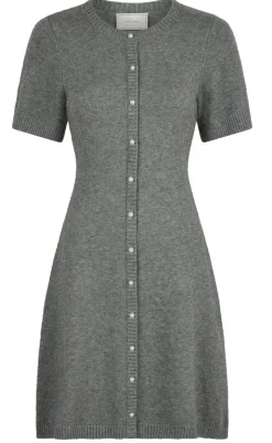 Online Kjole  - Elise - Dark Grey Melange Kjoler