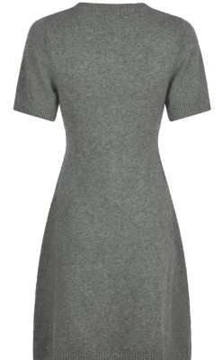 Online Kjole  - Elise - Dark Grey Melange Kjoler