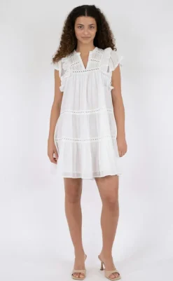 Discount Kjole - Jamma S Voile - White Kjoler