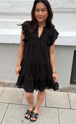 Sale Kjole - Jamma S Voile - Black Kjoler