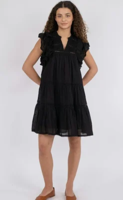 Sale Kjole - Jamma S Voile - Black Kjoler