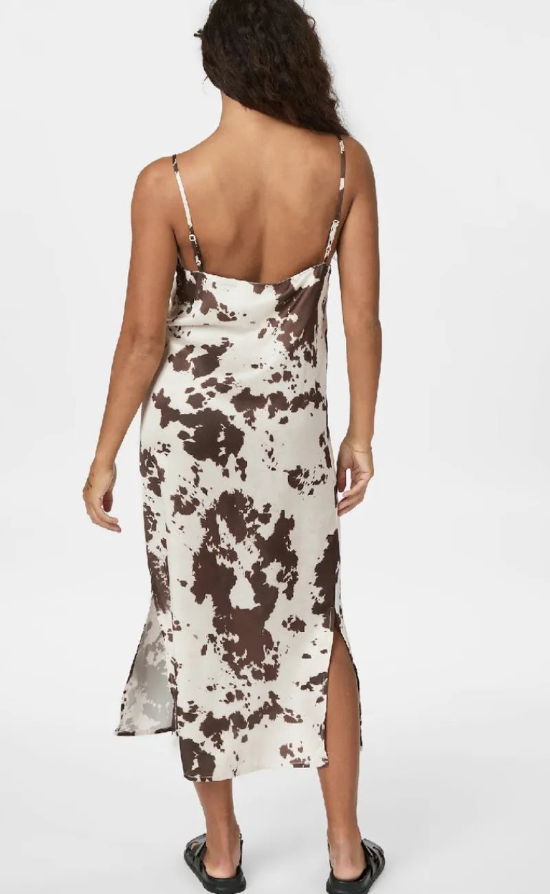 Outlet Kjole - Kamran Cow Print - Brown Kjoler