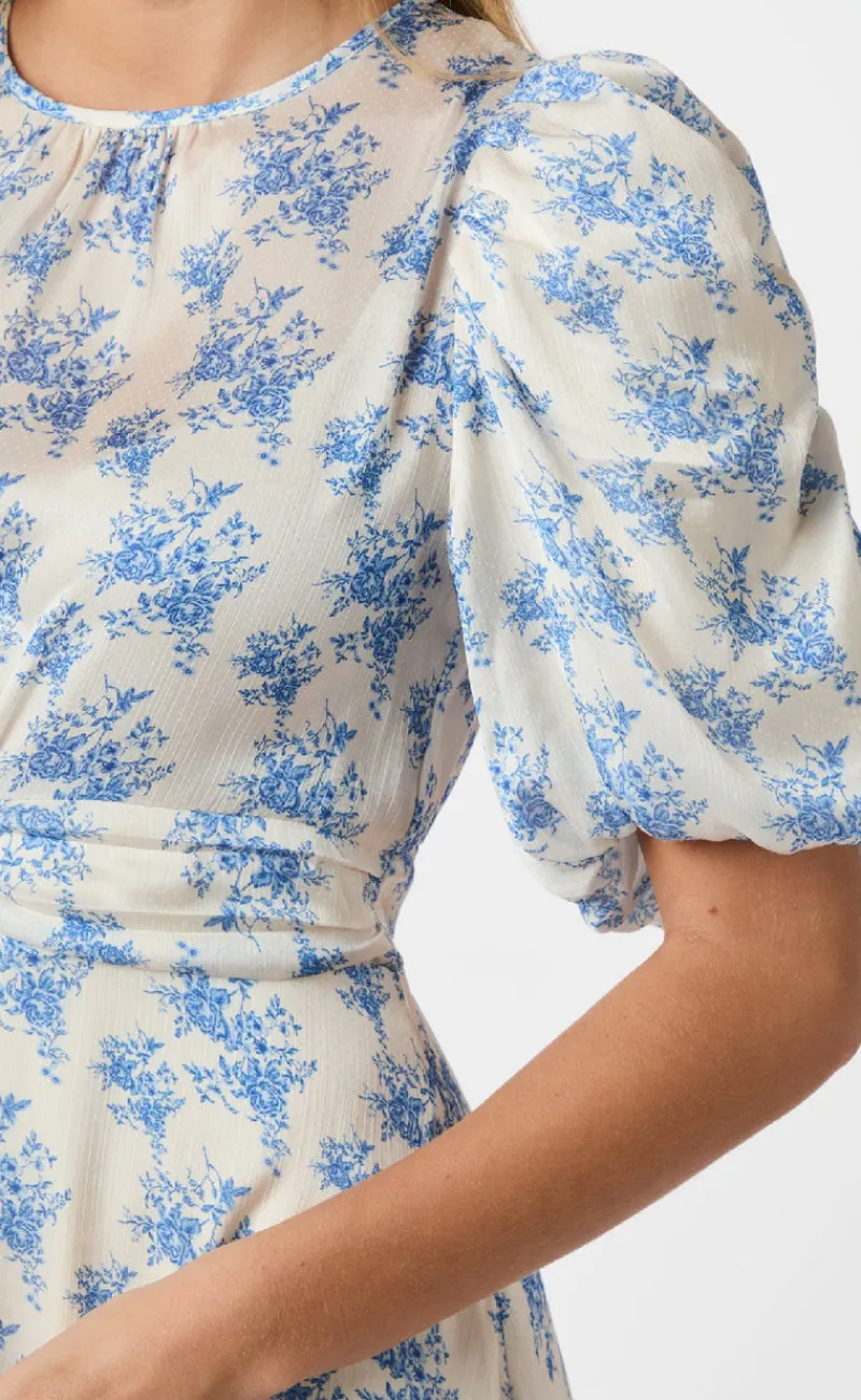 Kjole - Kikka Wild Rose - Light Blue Kjoler