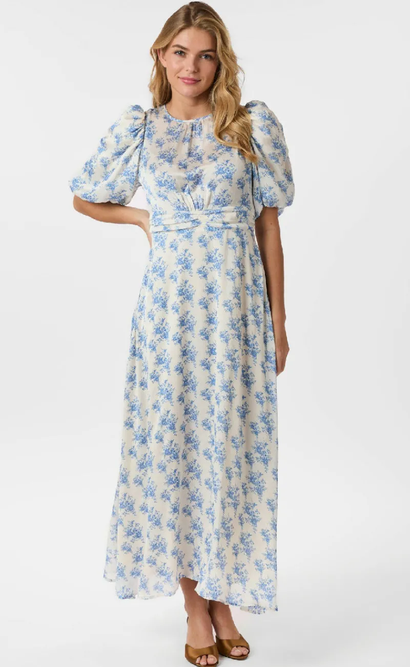 Kjole - Kikka Wild Rose - Light Blue Kjoler