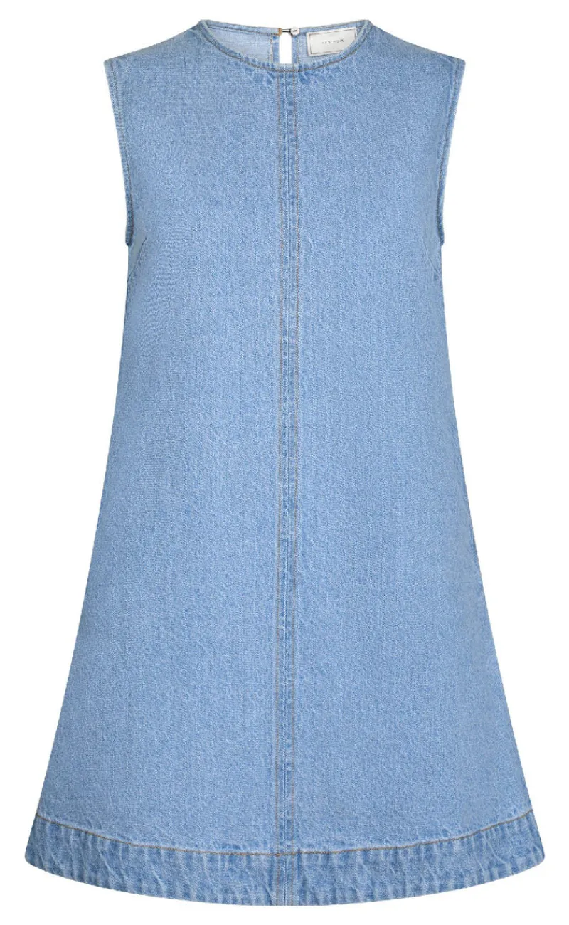 Discount Kjole - Livo - Light Blue Kjoler