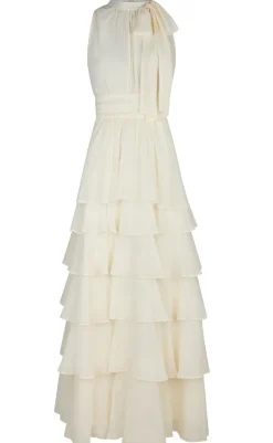 Hot Kjole - Marli Chiffon - Light Yellow Kjoler