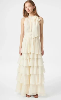 Hot Kjole - Marli Chiffon - Light Yellow Kjoler