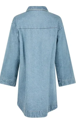 Outlet Kjole - Paras Denim - Smoke Blue Kjoler