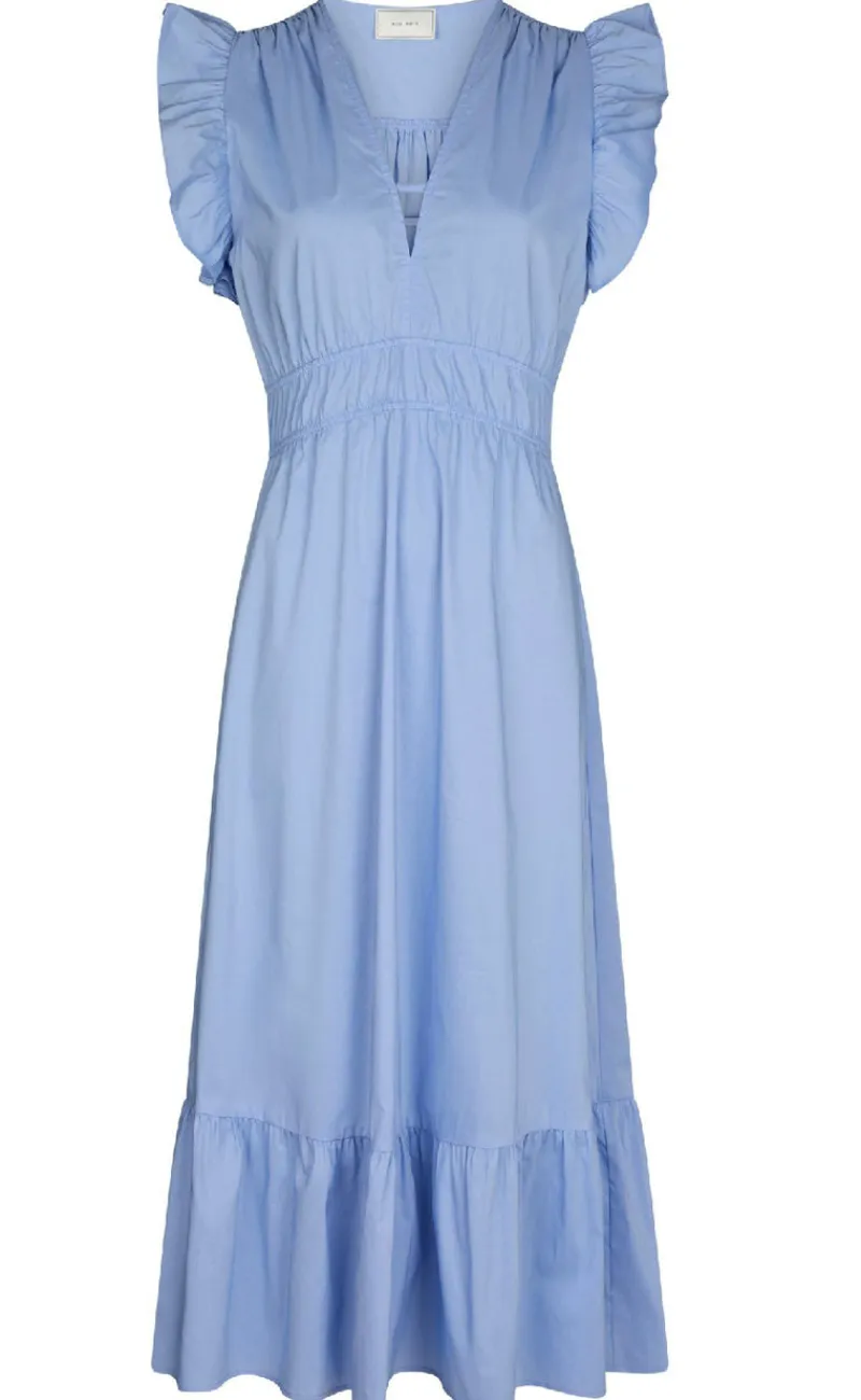 Hot Kjole - Pollana Poplin - Sky Blue Kjoler