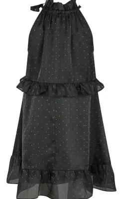 Clearance Kjole - Rida Bedazzled - Black Kjoler