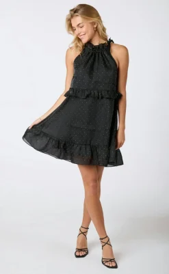 Clearance Kjole - Rida Bedazzled - Black Kjoler