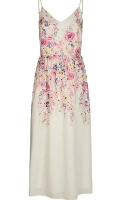 New Kjole - Sanni Flower - Ivory Kjoler