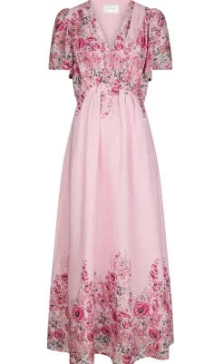 Outlet Kjole - Serna Flower - Light Pink Kjoler