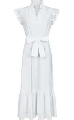 Best Kjole - Tianna Embroidery - White Kjoler