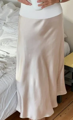 Online Nederdel - Bovary - Champagne Nederdele