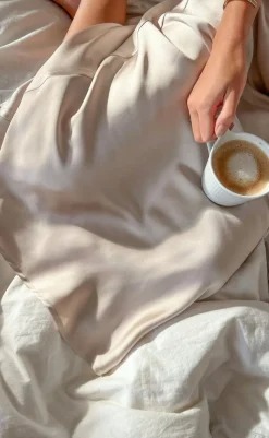 Online Nederdel - Bovary - Champagne Nederdele