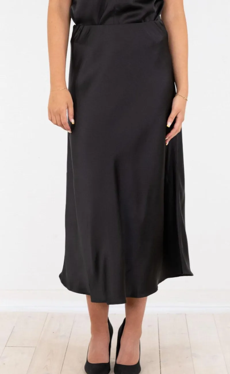 Online Nederdel - Bovary - Black Nederdele