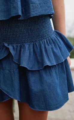 Hot Nederdel - Carin Denim - Blue Nederdele