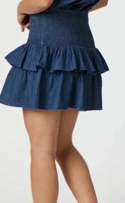 Hot Nederdel - Carin Denim - Blue Nederdele