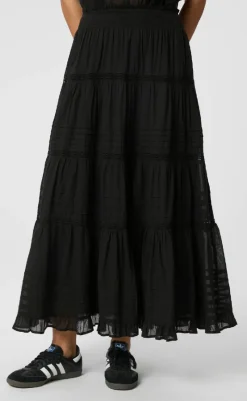 Outlet Nederdel - Felicia S Voile - Black Nederdele