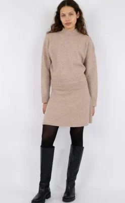 Sale Nederdel - Gisa - Sand Melange Nederdele