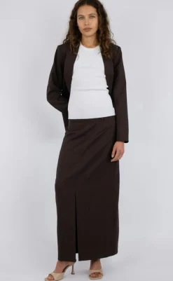 Clearance Nederdel - Vinti - Mocca Melange Nederdele