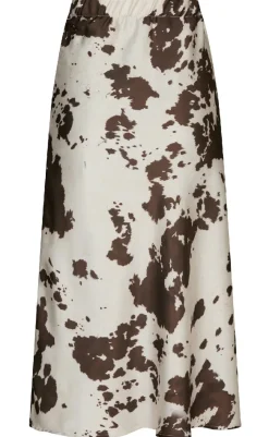 Hot Nederdel - Viso Cow Print - Brown Nederdele