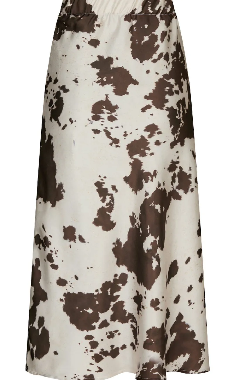 Hot Nederdel - Viso Cow Print - Brown Nederdele