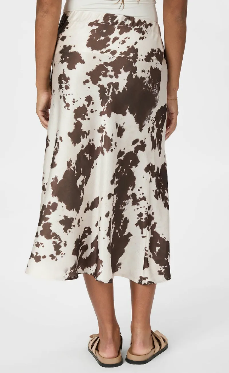 Hot Nederdel - Viso Cow Print - Brown Nederdele