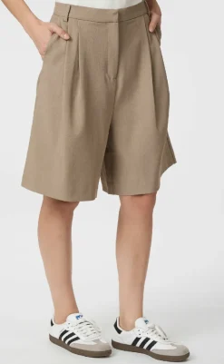 Shorts - Nika Structure - Dark Taupe Shorts