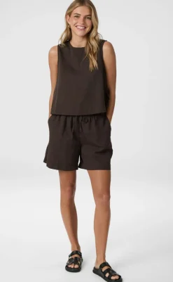 Shorts - Shala Linen - Dark Brown Shorts
