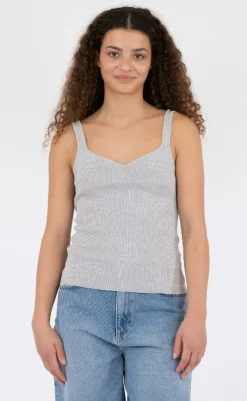 Best Top - Hanora - Light Grey Melange T-shirts & Toppe