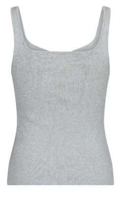 Best Top - Hanora - Light Grey Melange T-shirts & Toppe