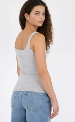 Best Top - Hanora - Light Grey Melange T-shirts & Toppe