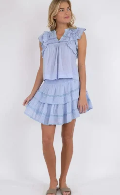 Top - Jayla - Light Blue T-shirts & Toppe