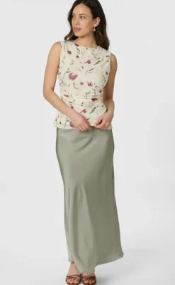 Online Top - Liblana Artist Mesh - Creme T-shirts & Toppe