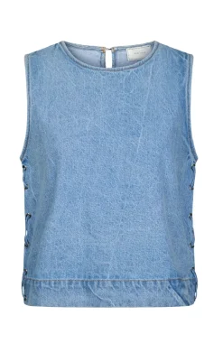 Best Top - Svetlana Braid - Blue T-shirts & Toppe