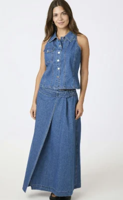 Clearance Top - Sylvie - Blue T-shirts & Toppe