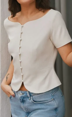 New Top - Tango Structure - Off White T-shirts & Toppe