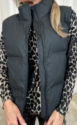 Outlet Vest - Annike C Puffer - Black Veste
